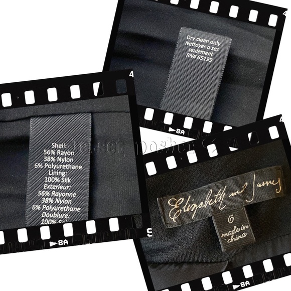 Elizabeth and James Fitted Structured blazer jacket with silk tie around waist - Picture 15 of 17